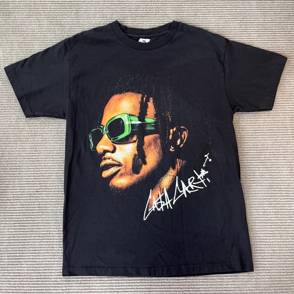 Playboi Carti ICY Graphic Tee Mens Medium Black Hip Hop Rap Tee Streetwear Y2K